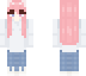pink cat girl pajamas
