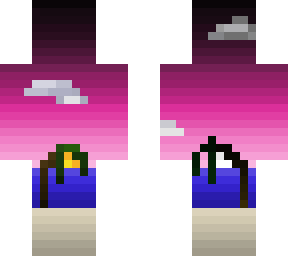 pixel art/sunrise and sunset