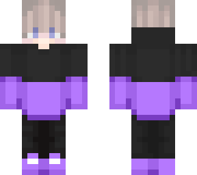 purple black boy