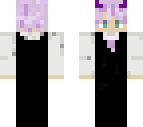 purple haired suit guy