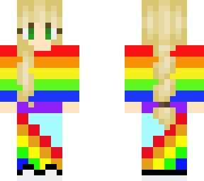 rainbow girl