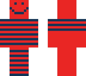 red and navy stripes