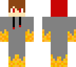 red fire man (two layers)