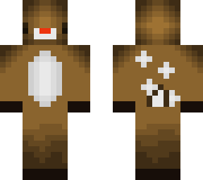Rudolph the red nosed reindeer | Minecraft Skin