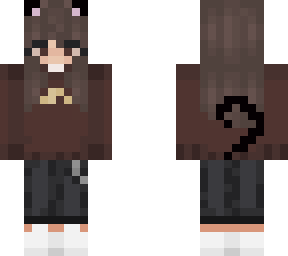 sweaterweather with cat ears and tail