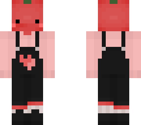 tomato valentine's overalls