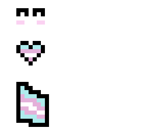 transgender pixel pride flag <3