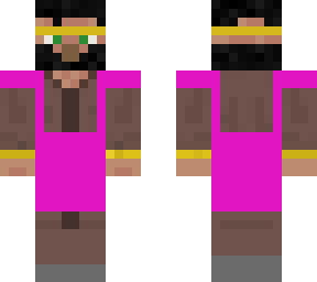 villager working out