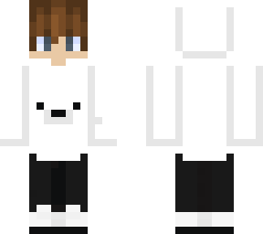 white bear hoodie :d