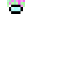 white crewmate with flowers crown