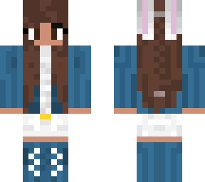 white rabbit brown girl