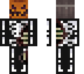 (boy version) skeleton pumpkin