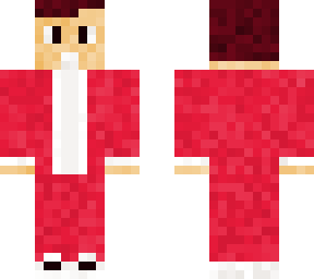 a man with red cloths!