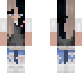 alt girl with hair beads/ me