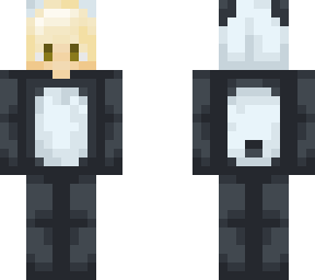 blond panda boy