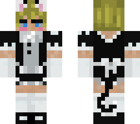 blonde catboymaid