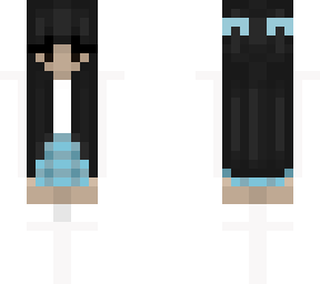 blue and white//girl