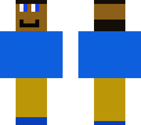 blue yellow shirt pants