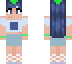 blueberry themed girl