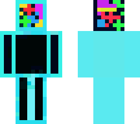 coloured face human