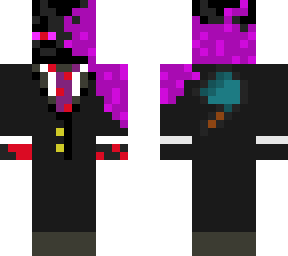 Corrupted Enderman In a Suit | Minecraft Skin