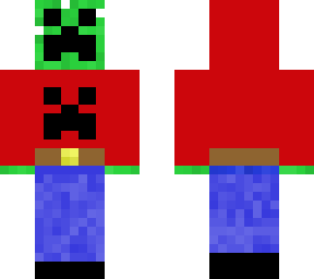 creeper with hoodie