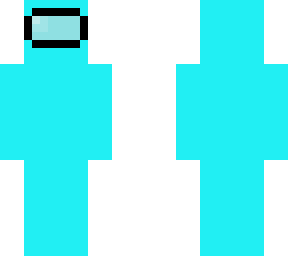 cyan among us character :)