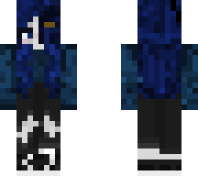 dark blu half mask