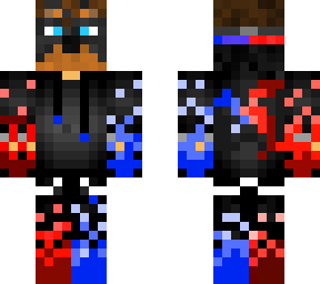 dog mask  blue red boi