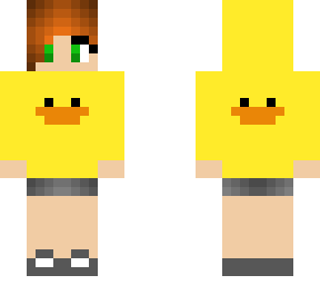 duck hoodie girl