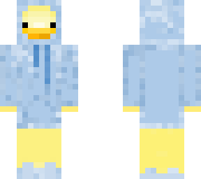 duck in a hoodie