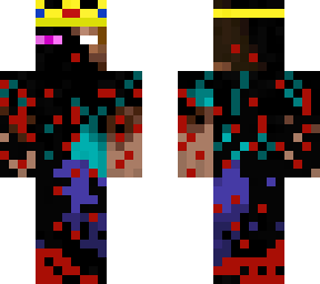 endersteve but bloody and with a eye