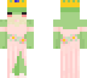 flower dress frog