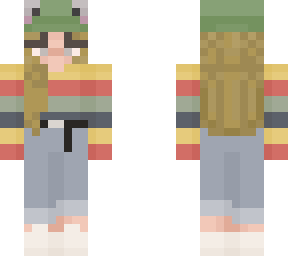 frog hat blonde hair