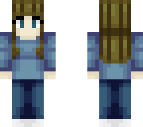 girl in blue