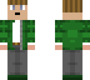 gray in green bomber