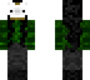 green cat mask