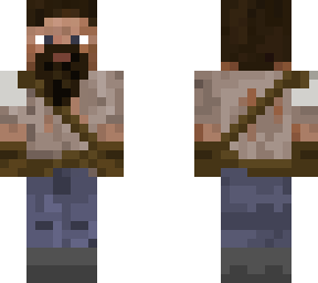 improved steve with beard ( from gekoix ) fixed