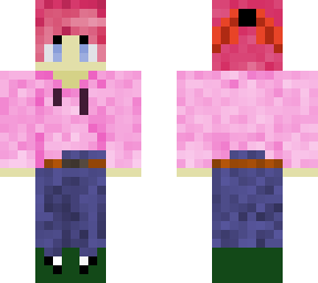 just a pink hoodie