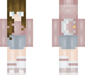 moon girl/brown hair