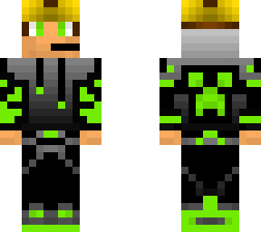 official xsudios minecraft skin (3px) (green edition)