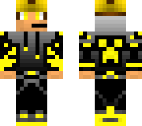 official xsudios minecraft skin (4px) (yellow edition)