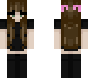 pink and black egirl