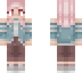 pink haired girl