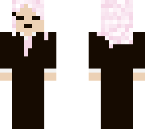 pink haired suit lady