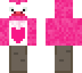 pink valentines penguin