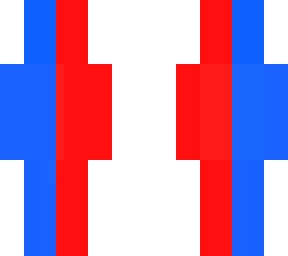 red and blue man
