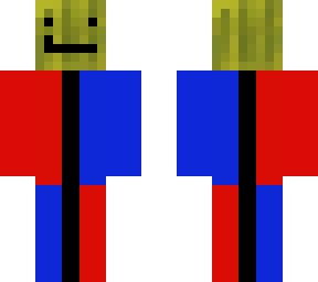red and blue melon head