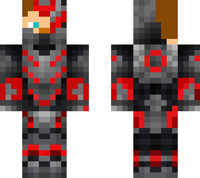 red cyborg steve