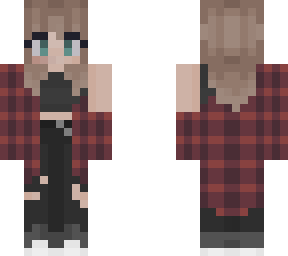 red flannel outfit